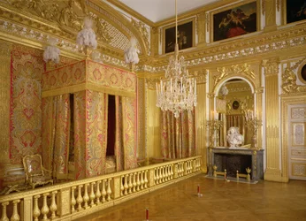 Intérieur de la chambre de Louis XIV, 1701-23